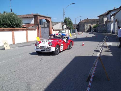 Pezzali su Triumph TR3 A - Candia 2014